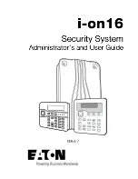 Предварительный просмотр 1 страницы Eaton i-on16 Administrator'S And User Manual