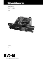 Eaton INDGW-X2 User Manual preview