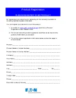 Предварительный просмотр 3 страницы Eaton IQ 150S User & Installation Manual