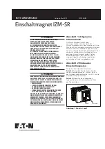 Preview for 3 page of Eaton IZM Quick Start Manual