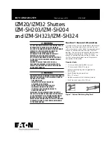 Eaton IZM20 Manual preview