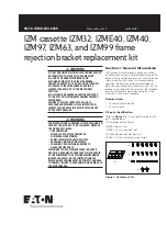 Предварительный просмотр 1 страницы Eaton IZM32 Installation Manual