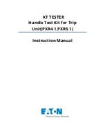 Предварительный просмотр 1 страницы Eaton IZM6-TEST-KIT Instruction Manual