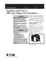 Preview for 1 page of Eaton IZM97 Instructions