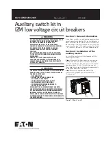 Eaton IZM97 Instructions preview