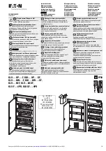 Preview for 1 page of Eaton KLV-UP-F Series Instruction Leaflet