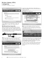 Preview for 8 page of Eaton LifeSense Quick Setup Manual