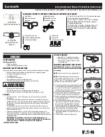 Preview for 1 page of Eaton Lumark LFD2L30W Instruction Manual