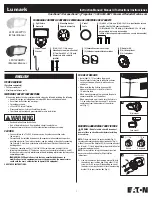 Предварительный просмотр 1 страницы Eaton Lumark LFS1L30WPCI Instruction Manual