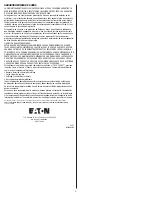 Preview for 5 page of Eaton Lumark LFS1L30WPCI Instruction Manual