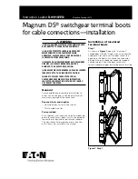 Eaton Magnum DS Instruction Leaflet preview