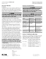 Preview for 12 page of Eaton Magnum MRR1000 Instruction Booklet