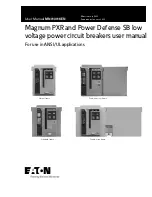 Preview for 1 page of Eaton Magnum Power Defense SB User Manual