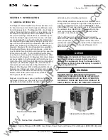 Предварительный просмотр 9 страницы Eaton MDN-408 Instructions For Installation, Operation And Maintenance