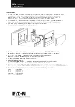 Eaton MEM Memera Manual preview