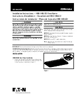 Preview for 1 page of Eaton Metalux IB519042EN Installation Instructions Manual