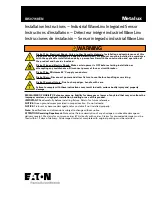 Preview for 1 page of Eaton Metalux WaveLinx Installation Instructions Manual