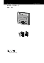 Eaton MFD-Titan Operating Instructions Manual предпросмотр