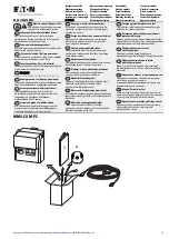 Предварительный просмотр 1 страницы Eaton MMX-COM-PC Instruction Leaflet