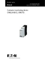 Предварительный просмотр 1 страницы Eaton Moeller CMD Manual