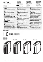 Eaton Moeller EU5E-SWD-4D2R Instruction Leaflet предпросмотр