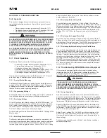 Предварительный просмотр 93 страницы Eaton MP-4000 Instruction Bulletin For Installing, Operating, And Maintaining