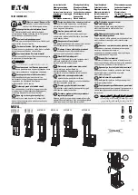 Предварительный просмотр 1 страницы Eaton MSFA Series Instruction Leaflet