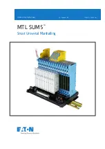 Предварительный просмотр 1 страницы Eaton MTL SUM5 Instruction Manual