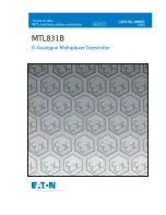 Eaton MTL831B Manual preview