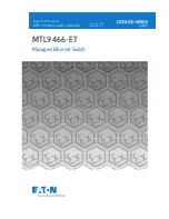 Eaton MTL9466-ET Instruction Manual предпросмотр