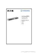 Eaton multimatic HotSwap MBP3KI Installation And User Manual preview