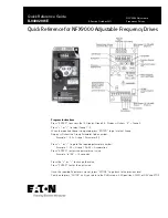 Eaton NFX9000 Quick Reference Manual предпросмотр