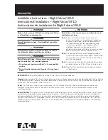 Eaton Night Falcon/UFLD Installation Instructions Manual preview