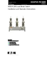 Eaton NOVA LBS 15 Installation And Operation Instructions Manual предпросмотр