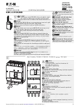 Предварительный просмотр 1 страницы Eaton NZM1 XFI U Series Instruction Leaflet