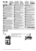 Предварительный просмотр 1 страницы Eaton NZM1-XKP Instruction Leaflet