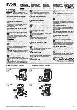 Предварительный просмотр 1 страницы Eaton NZM1-XT Series Instruction Leaflet