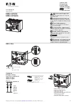 Eaton NZM2-4-XFI(30) Instruction Leaflet предпросмотр