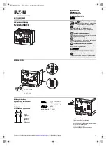 Eaton NZM2-4-XFI Instruction Leaflet предпросмотр