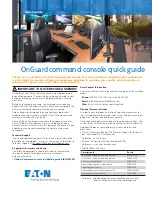 Eaton OnGuard Quick Manual preview