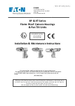 Preview for 1 page of Eaton Oxalis XP Series Installation & Maintenance Instructions Manual