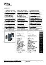 Eaton P1-32/IGF1/SVD-SW/HI11/ATEX22 Operating Instructions Manual preview