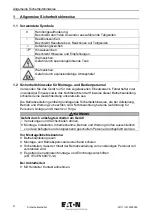 Preview for 4 page of Eaton P1-32/IGF1/SVD-SW/HI11/ATEX22 Operating Instructions Manual