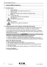 Предварительный просмотр 12 страницы Eaton P1-32/IGF1/SVD-SW/HI11/ATEX22 Operating Instructions Manual