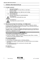 Preview for 52 page of Eaton P1-32/IGF1/SVD-SW/HI11/ATEX22 Operating Instructions Manual