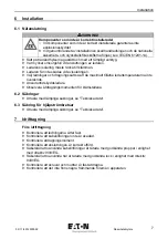 Preview for 57 page of Eaton P1-32/IGF1/SVD-SW/HI11/ATEX22 Operating Instructions Manual