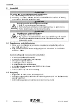 Preview for 58 page of Eaton P1-32/IGF1/SVD-SW/HI11/ATEX22 Operating Instructions Manual