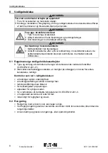 Preview for 66 page of Eaton P1-32/IGF1/SVD-SW/HI11/ATEX22 Operating Instructions Manual