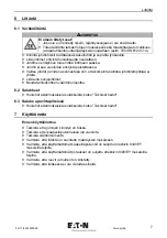 Preview for 73 page of Eaton P1-32/IGF1/SVD-SW/HI11/ATEX22 Operating Instructions Manual