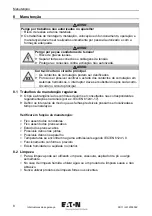 Preview for 82 page of Eaton P1-32/IGF1/SVD-SW/HI11/ATEX22 Operating Instructions Manual